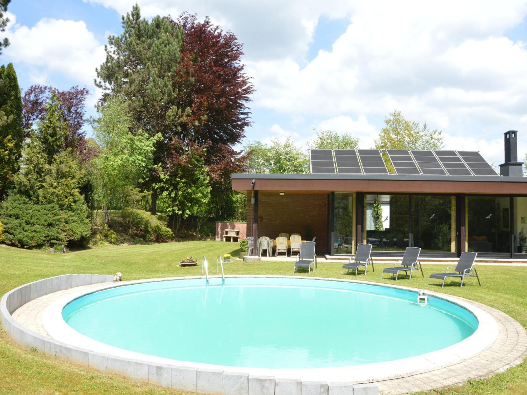 Luxury Villa With Swimming Pool Stavelot Kültér fotó